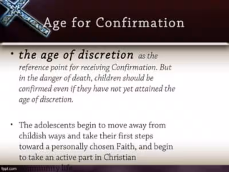 The Sacred Milestone: Understanding the Age for Confirmation in Religion