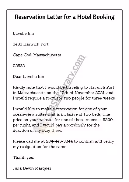 booking_letter