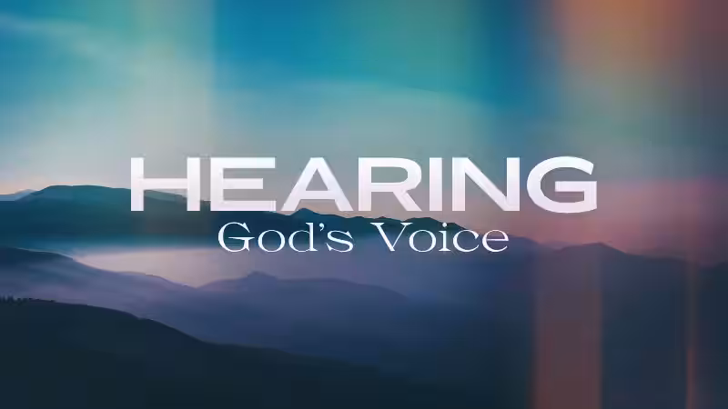 Hearing God's Voice: A Sermon on the Divine Conversation Hearing God's Voice: A Sermon on the Divine Conversation
