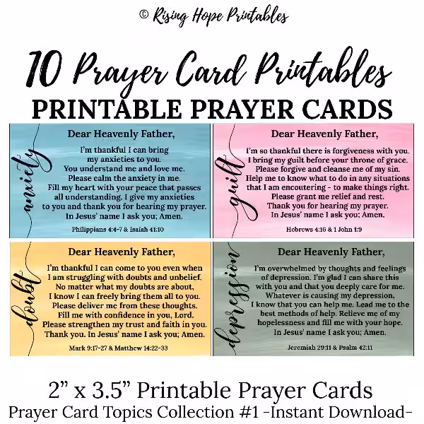 Discovering Solace and Strength: The Enduring Power of Prayer Card Prayers
