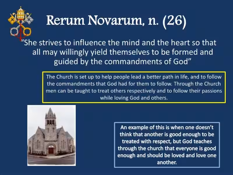 Rerum Novarum: A Religious Compass for a Changing World Rerum Novarum: A Religious Compass for a Changing World